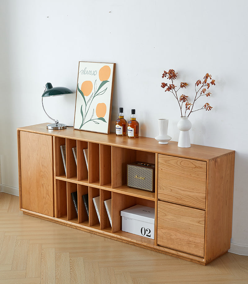 large solid walnut sideboard, White oak sideboard, walnut sideboard - SlabstudioHongKong