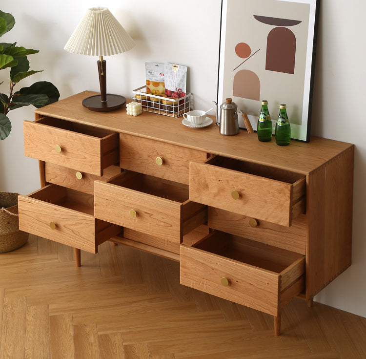 mid century modern walnut sideboard, mid century sideboard walnut, oak and walnut sideboard, oak sideboard - SlabstudioHongKong