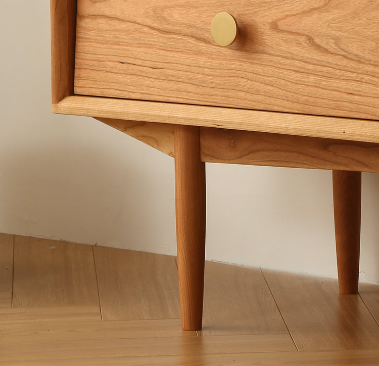 mid century modern walnut sideboard, mid century sideboard walnut, oak and walnut sideboard, oak sideboard - SlabstudioHongKong