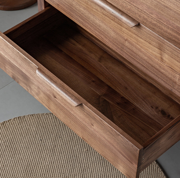 modern solid walnut cabinets, walnut buffet cabinet, walnut cabinet kitchen, walnut filing cabinet - SlabstudioHongKong