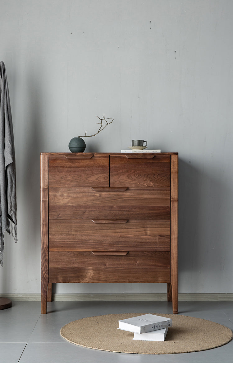 modern solid walnut cabinets, walnut buffet cabinet, walnut cabinet kitchen, walnut filing cabinet - SlabstudioHongKong