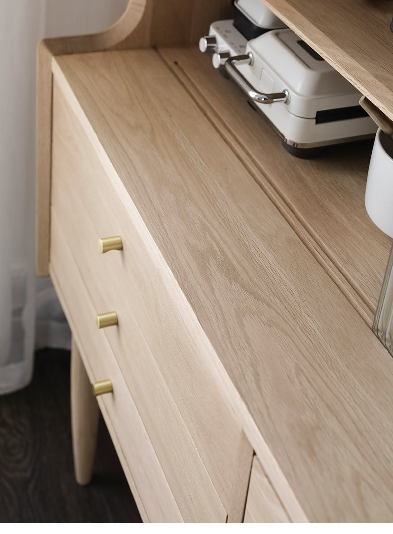oak kitchen cupboard, wood cabinet, finished kitchen cabinets, oak kitchen cabinets, white oak cabinets - SlabstudioHongKong