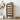 Crescent Chest of 5 Drawers Dresser Made in Solid Walnut Wood