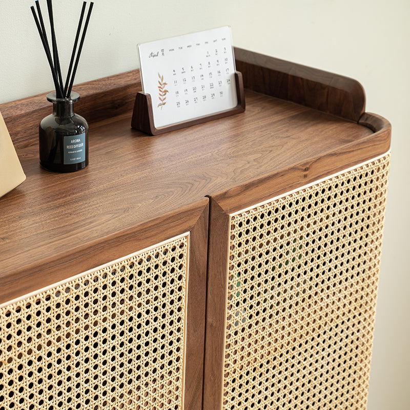 solid walnut shoe cabinet, shoe cabinet , shoe cabinet, shoe storage cabinets - SlabstudioHongKong