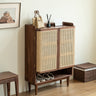 solid walnut shoe cabinet, shoe cabinet , shoe cabinet, shoe storage cabinets - SlabstudioHongKong