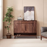 solid walnut wood shoe cabinet, shoe storage cabinet, shoes cabinet, walnut shoe cabinet - SlabstudioHongKong