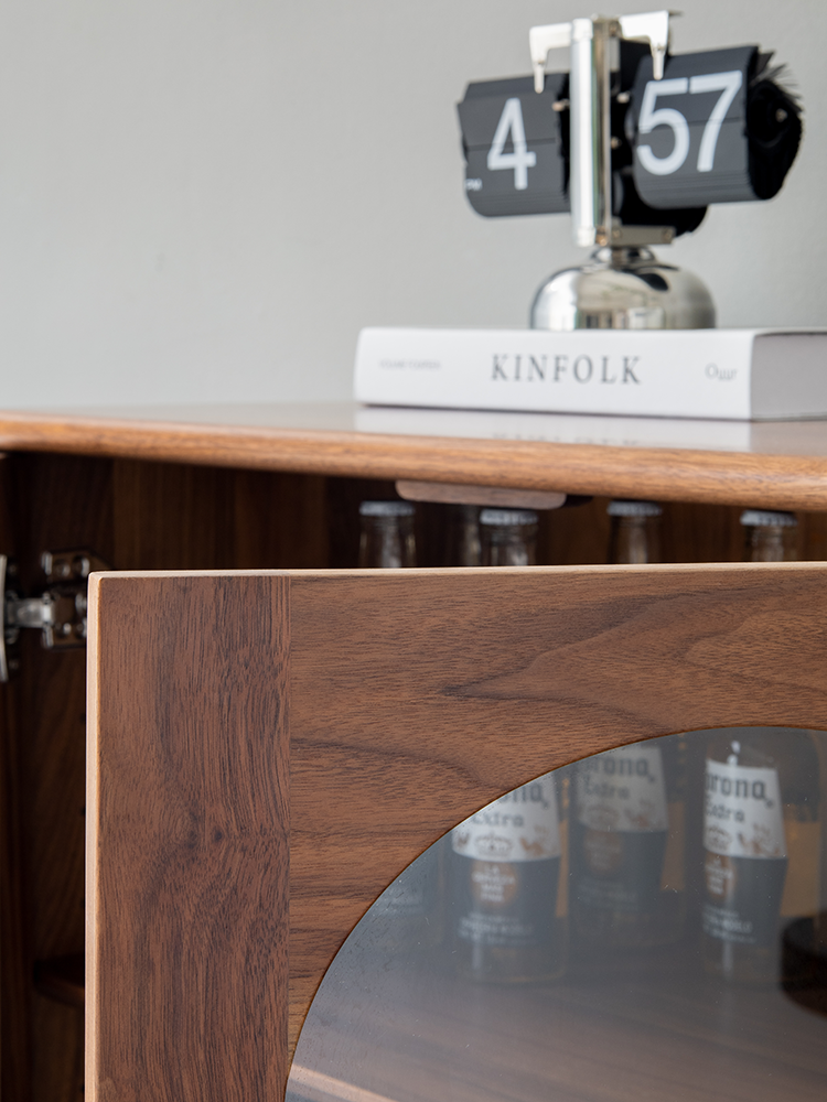 solid wood kitchen cupboard, knotty alder cabinets, cherry cupboard,high quality wood cabinets - SlabstudioHongKong