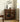 wood and glass display cabinet, walnut storage cabinet, dark oak kitchen cabinets - SlabstudioHongKong