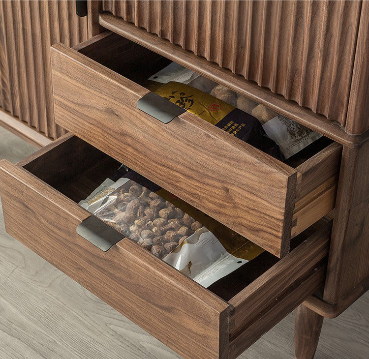 wood handmade cabinets, walnut cupboard, wood cabinet, wood kitchen cabinets - SlabstudioHongKong