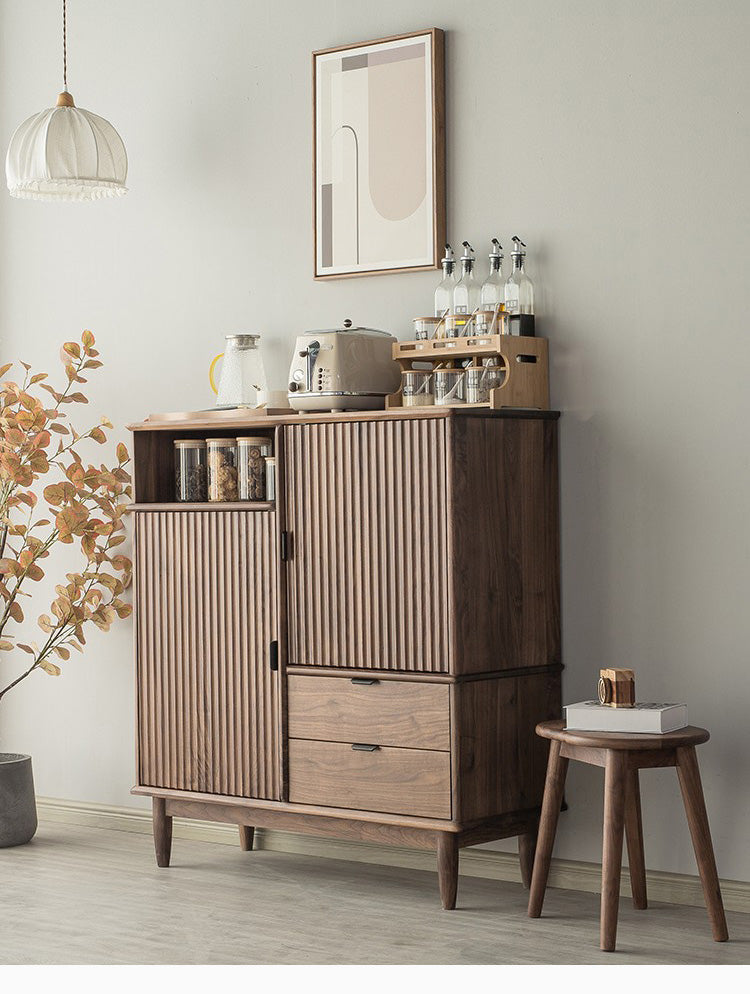 wood handmade cabinets, walnut cupboard, wood cabinet, wood kitchen cabinets - SlabstudioHongKong