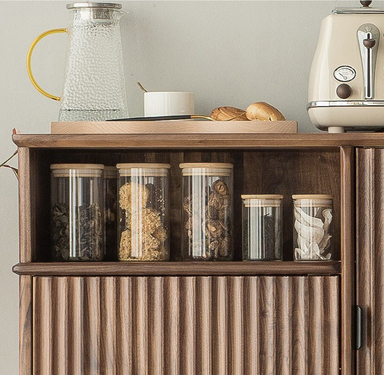 wood handmade cabinets, walnut cupboard, wood cabinet, wood kitchen cabinets - SlabstudioHongKong