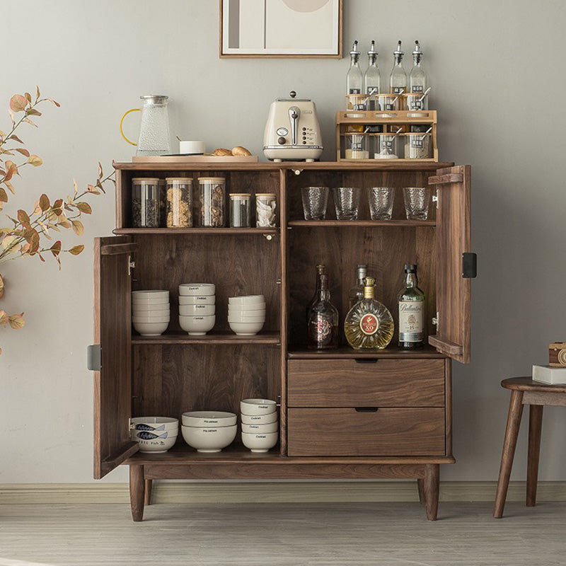 wood handmade cabinets, walnut cupboard, wood cabinet, wood kitchen cabinets - SlabstudioHongKong