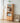 Multi-Functional Solid Cherry Wood Narrow Coffee Kitchen Cupboard