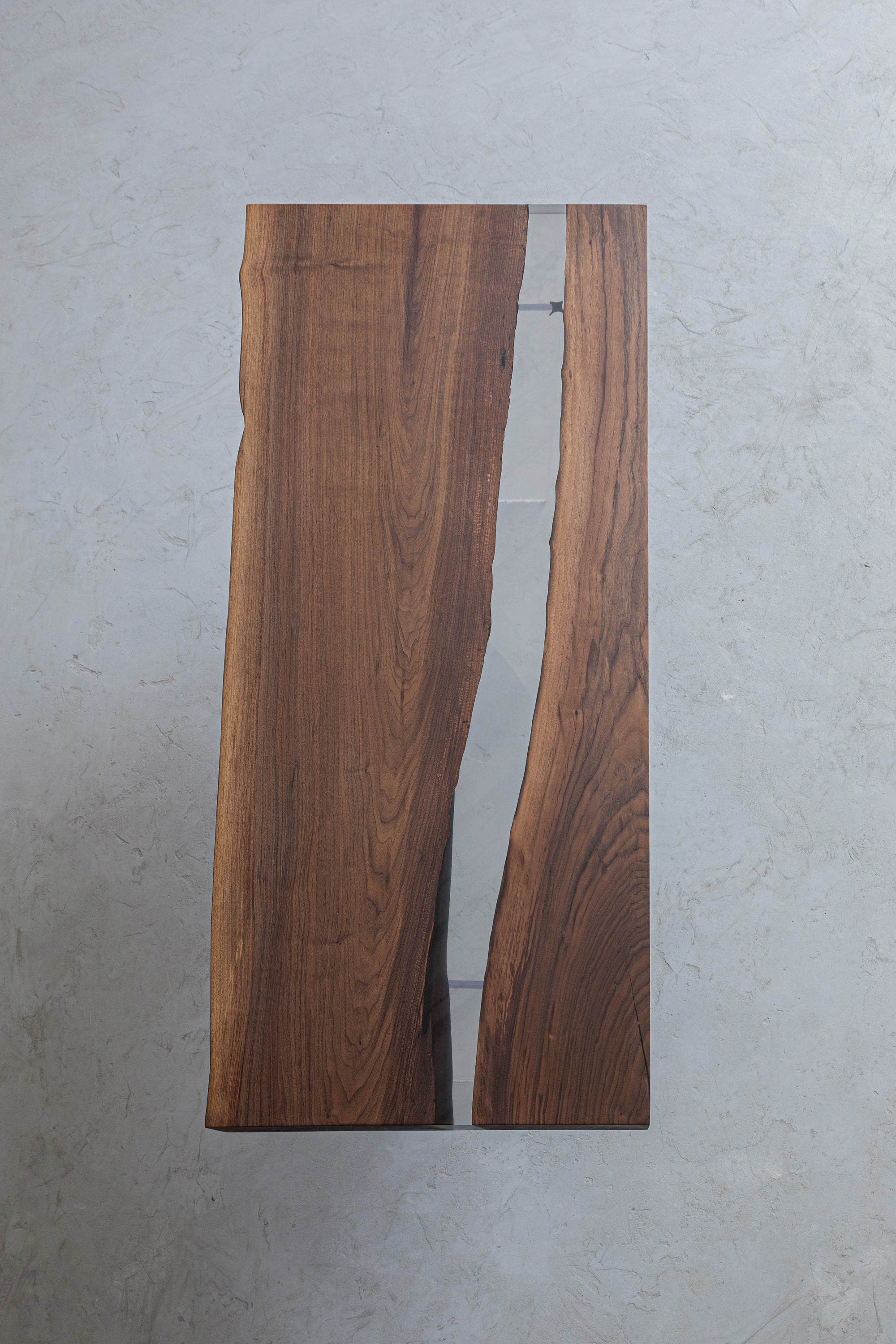 Handmade epoxy table, Transparent Furniture Vivid Edge, Special Epoxy Wood Resin table - SlabstudioHongKong