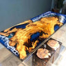 Epoxy Resin Dining Table, Handmade , Epoxy Resin, Ocean, Dining Table - SlabstudioHongKong