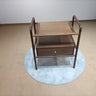Mid Century bedside Table, wood Nightstand, Handmade Furniture , Unique Style end table, Combo End Table - SlabstudioHongKong