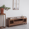 Japanese Style Solid Wood TV Stand: Elegant Simplicity, Functional Design - SlabstudioHongKong
