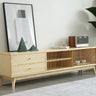 White TV stand, White tv cabinet, High Quality TV Stand, Shelf and Console Set - SlabstudioHongKong