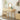 White Ash Wood Makeup Table Vanity with Mirror