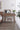 White Ash Wood Dressing Vanity Set Mirror Table