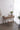 White Ash Wood Dressing Vanity Set Mirror Table