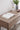 White Ash Wood Dressing Vanity Set Mirror Table