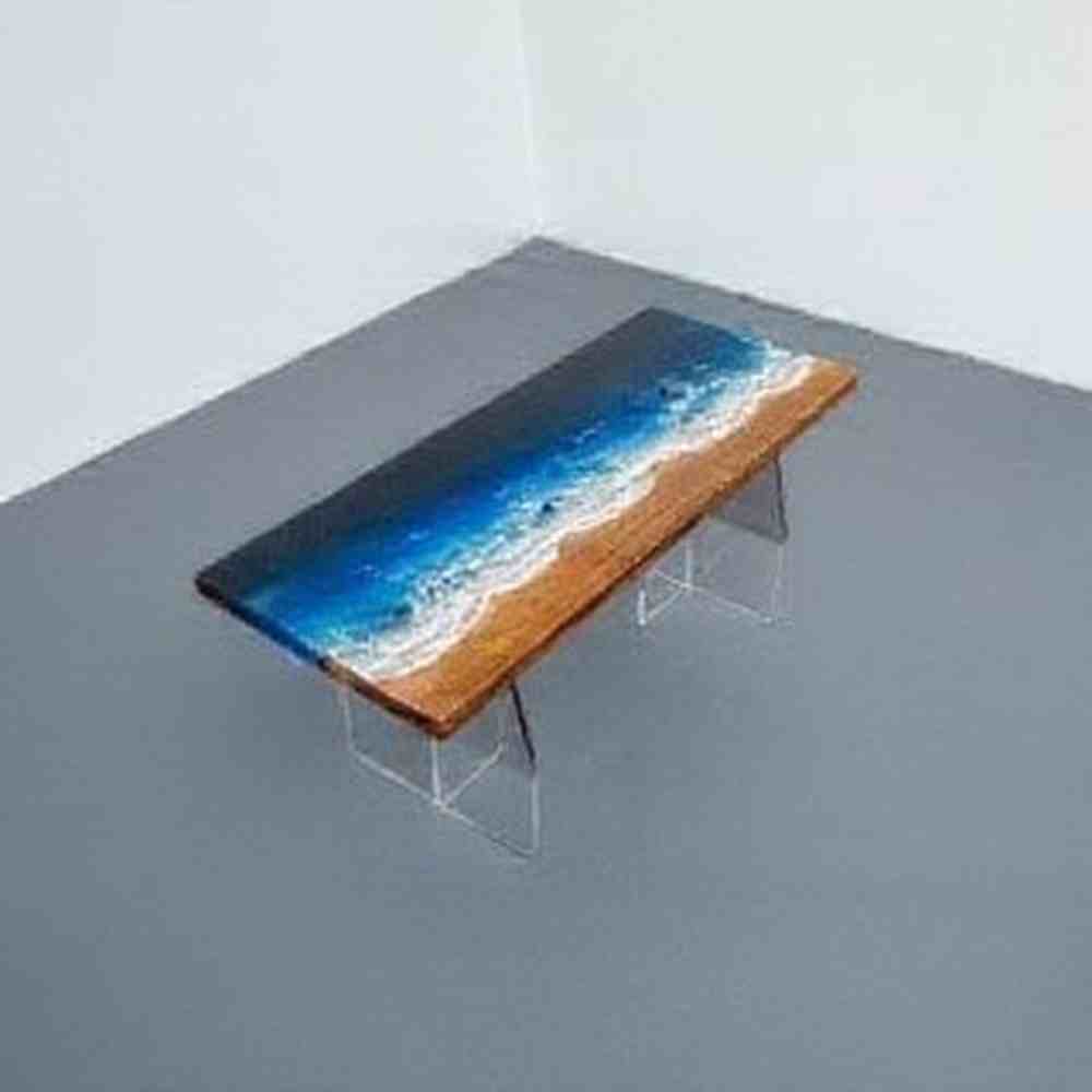 Essence Deep Color Ocean Seaside Epoxy Resin Table