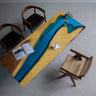 epoxy kitchen table, blue river table, blue river epoxy table,epoxy slab, epoxy desk - SlabstudioHongKong
