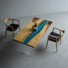 River ocean table, resin table,dinning table, resin dining table - SlabstudioHongKong